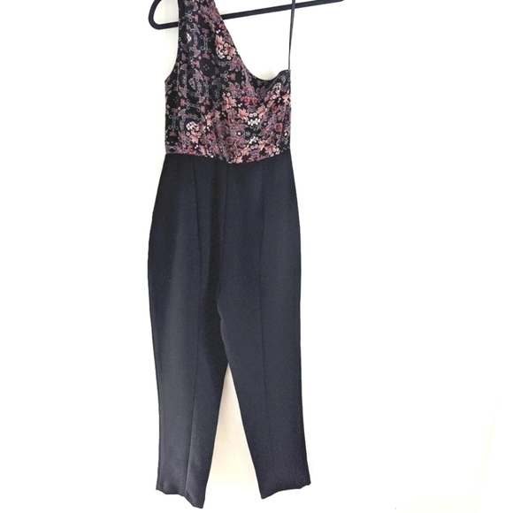 Crop Capri One Shoulder High Waist Jumpsuit 2 Maximalist - Picture 11 of 11